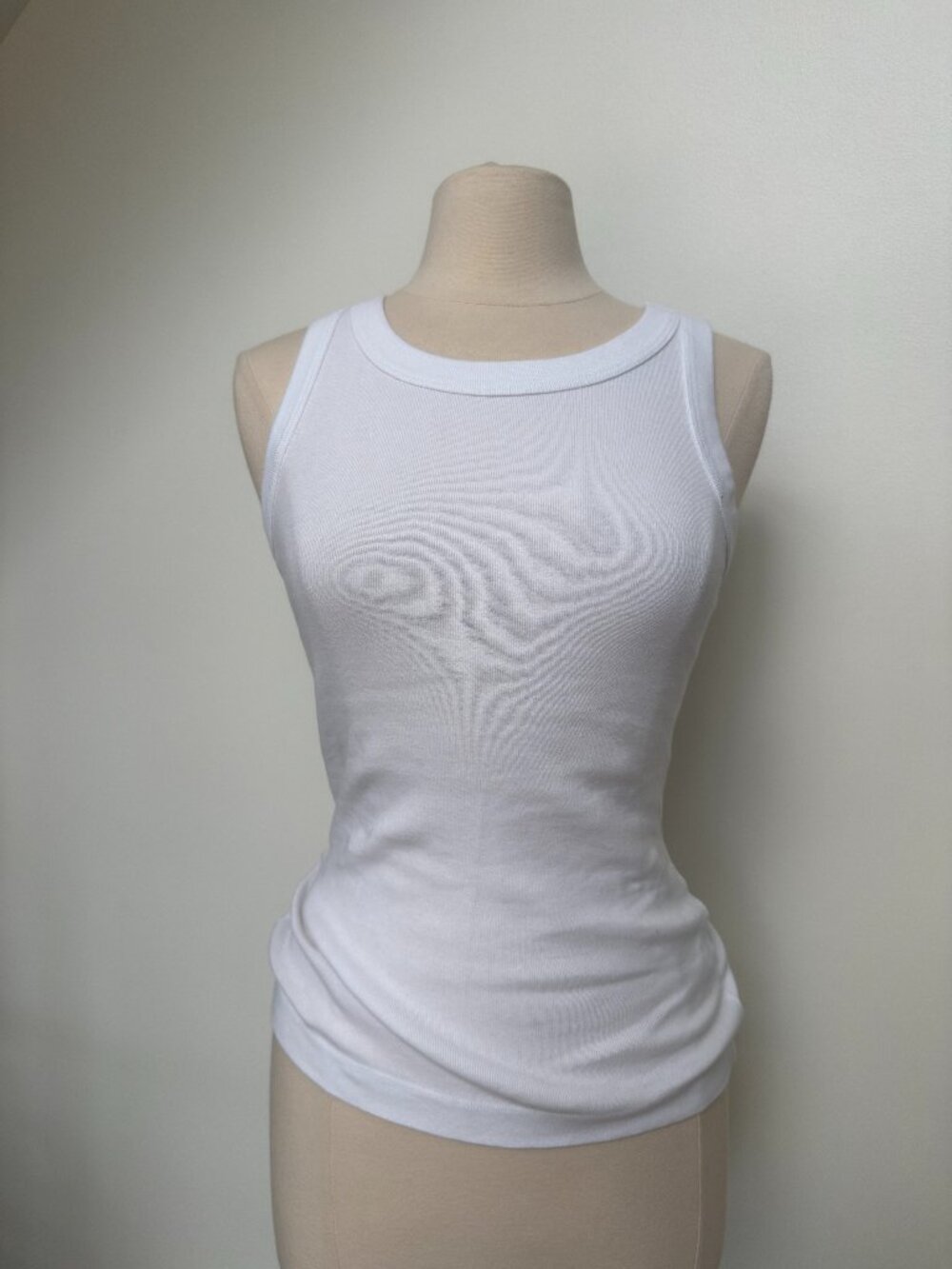 Michael Stars White High-Neck Tank Top